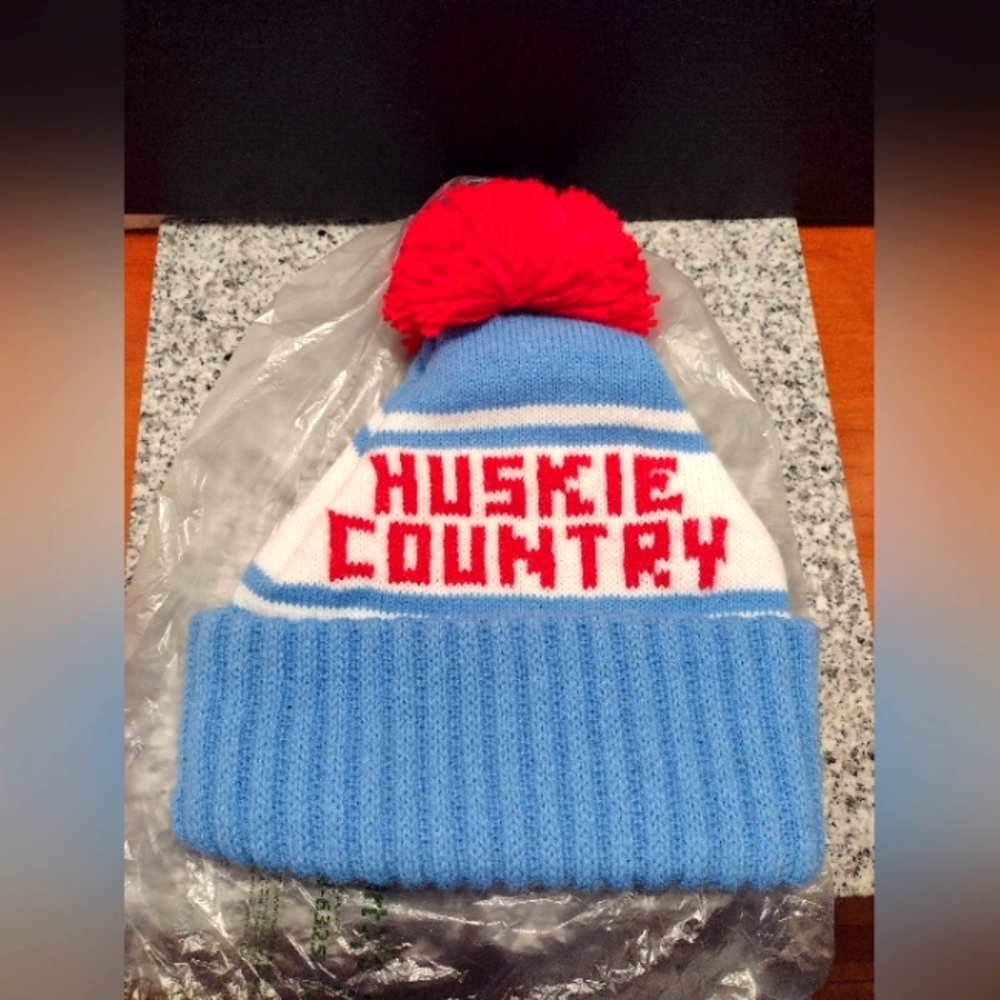 Eau Claire North Huskies High School, Wisconsin. Winter Pom Hat .